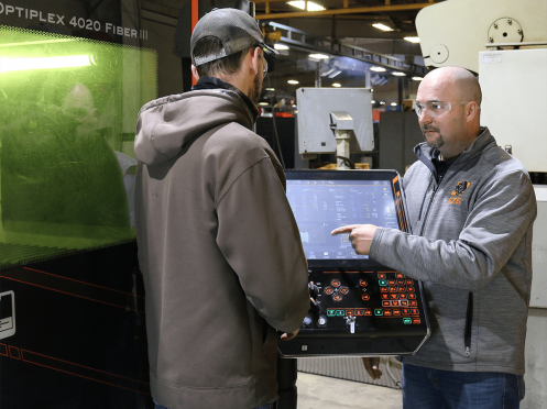 jobshop_lasercutter_control_panel